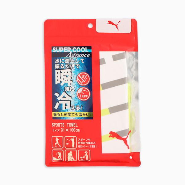 ユニセックス スーパー クール　タオル L, Lemon Sherbert, extralarge-JPN